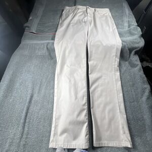 J. Hilburn Aubrey Pants Mens 39X36 Gray Flat Front Cotton Stretch Straight Leg